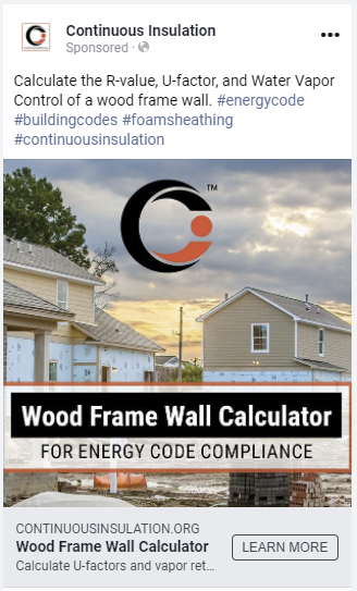 Continuous Insulation Ad 1